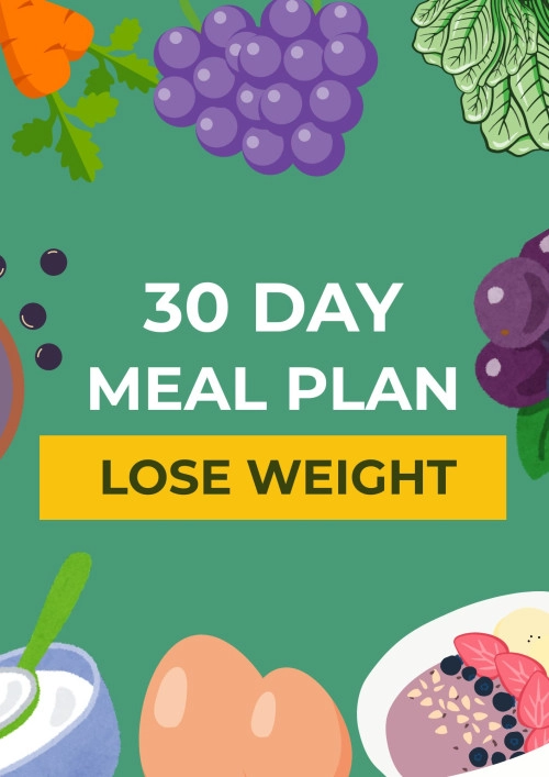 30 Day Meal Plan For Weight Loss | E-books