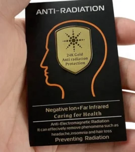 EMFDEFENSE™ Negative Ions Sticker Deliverable
